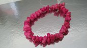 Perline in pietra naturale howlite rosa