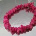 Perline in pietra naturale howlite rosa