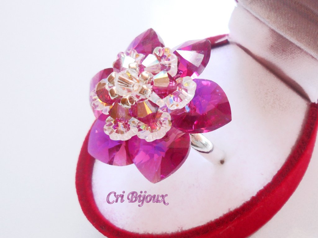 Yumilok Jewelry - Anello Regolabile In Argento Sterling 925 Con Zirconia Cubica, Con Trifoglio E Fiore Lucido, Per Donne E Ragazze, Placcato Oro Rosa