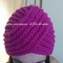 Cappello turbante in pura lana 100%