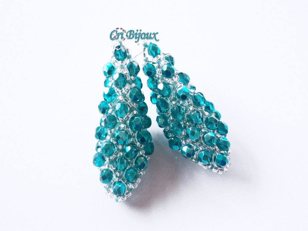 Philip Jones Orecchini A Clip Con Pietra Portafortuna Dicembre (turchese) In Cristallo Zircondia®, Colore Cristallo