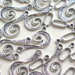 Chiusura per braccialetti in argento tibetano FER50
