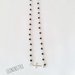 Collana rosario con mezzi cristalli neri