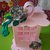 Lanterna feltro rosa idea regalo Natale  fiori carta  bomboniera anniversari compleanni