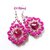 ORECCHINI FUCSIA ROSA CON CRISTALLI SWAROVSKI 