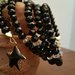 BRACCIALE DI MEZZI CRISTALLI   CON  CIONDOLO STELLA