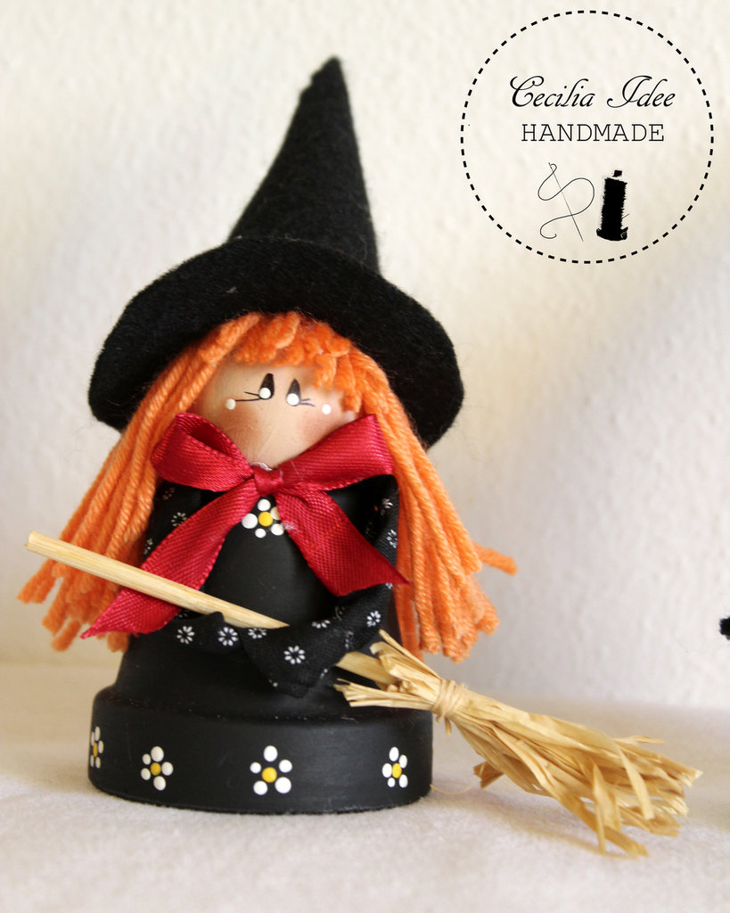 Henbrandt Gioco Halloween 'Attacca Il Naso Alla Strega' – Poster 41x41 Cm, 12 Nasi, Maschera, Per Bambini 3+