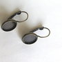 2 Setting cabochon ( 12 mm ) per orecchini in bronzo  FER 123