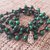 Collana o bracciale di malachite stile boho 