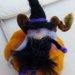 Halloween decorazioni autunnali in lana cardata