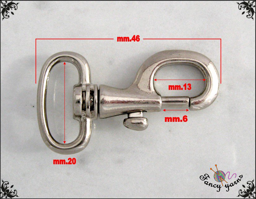 Kit Moschettoni E Fibbie Per Borse - 30 Pezzi In Lega Di Zinco Per Fai-Da-Te - Foto 6