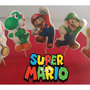 TOPPER per torta Super MARIO Bross _CIALDA _COMPLEANNO_Cup Cake _DECORAZIONE