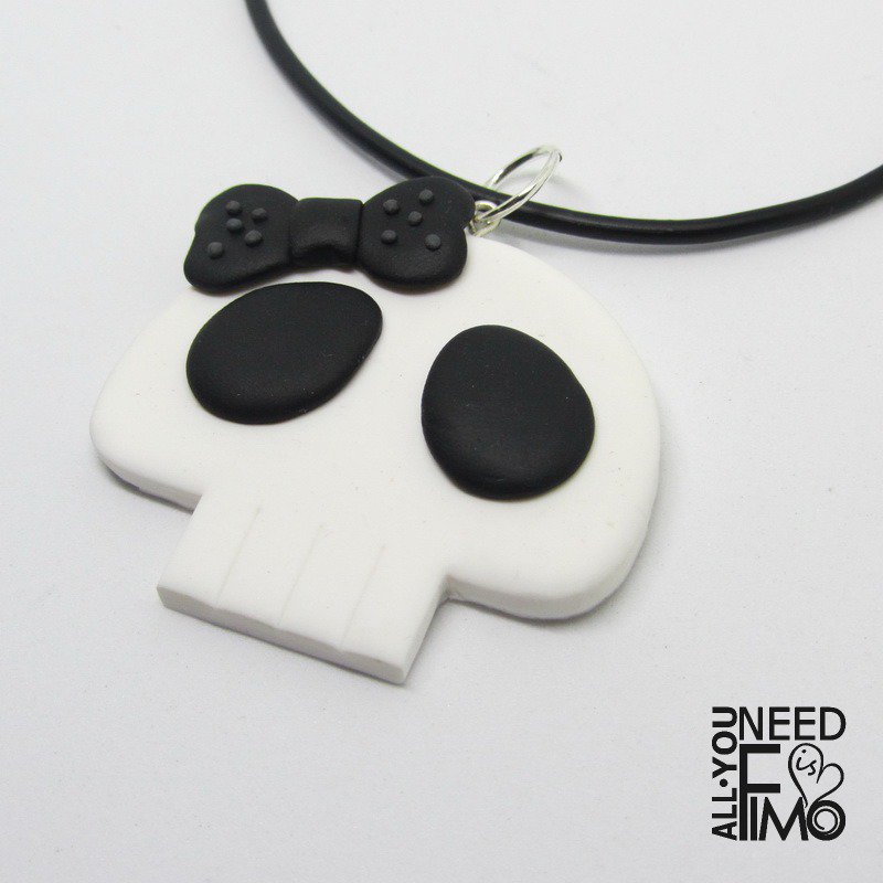 Nuovo Ciondolo Da Uomo Alla Moda Con Teschio Scuro E Scheletro - Foto 6