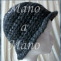 Cappello a cloche - nero grigio sfumato