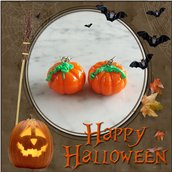 Orecchini a tema Halloween - Zucche
