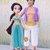 Barbie e Ken  abiti  Alladin e Jasmine in tissage danese