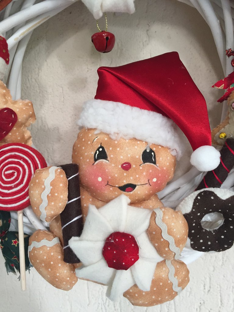 Ginger Ray Ghirlanda Di Natale 'Buon Natale' Oro - Decorazione Festiva Riutilizzabile, Diametro 40 Cm