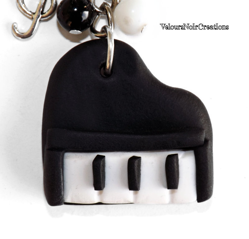 Portachiavi WEVENI A Forma Di Pianoforte In Acrilico: Regalo Per Musicisti, Insegnanti E Amanti Della Musica, Con Sacchetto In Velluto