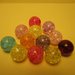 Perle colorate effetto crepa da 11mm