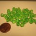 Perline verdi a forma di botte