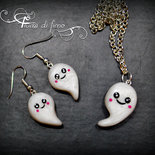 Orecchini Fantasma In Argento 925 – Gioiello A Forma Di Bottiglia Con Fantasma Per Halloween, Regalo Originale Unisex - 5