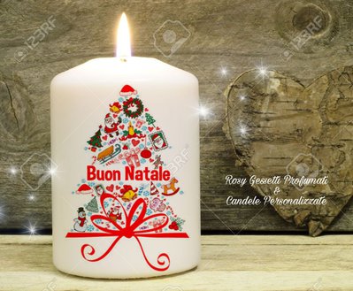 Candele Personalizzate Natale Feste Natale Di Rosy Gessetti P Su Misshobby