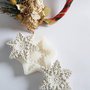 Stampo in silicone fiocco di neve natale per sapone candela gesso  in silicone