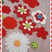 Set fiori fustellati mix rosso