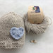 Eco Cashmere cappellino per neonati in cashmere 100% con cuore Cuffietta per neonati Photo Prop in cashmere made in Italy Regalo Battesimo