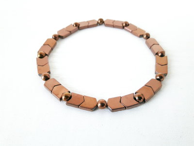 Bracciale elasticizzato freccia in Ematite rame Bracciale elasticizzato freccia in Ematite rame