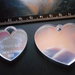 outlet - ciondolo cuore tiffany in plexiglass + cuore specchiato