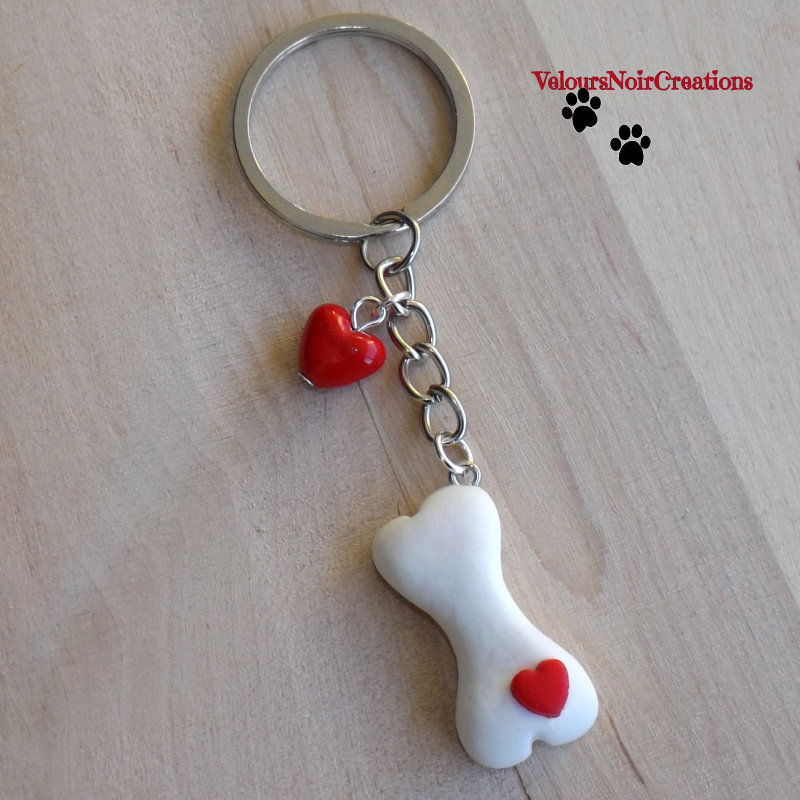 Sportigo Portachiavi A Forma Di Osso Per Cane – Colore Argento, Idea Regalo Per Proprietari Di Cani