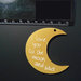 OUTLET - Ciondolo luna in plexiglass oro con incisione