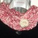 SCALDACOLLO rosa panna scarf regalo 