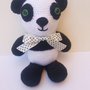 Panda amigurumi realizzato a mano 