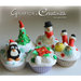 Cupcake segnaposto/portafoto per Natale