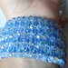                                                            Bracciale style capricho con cristalli azzuri