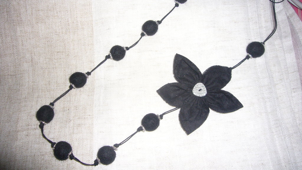 Collana Girocollo Disshowme A Cuore E Fiore Di Cristallo - Gioiello Vintage In Stile Lolita Per Donna