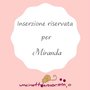 Inserzione riservata per Miranda|  cappellino e bavaglino ricamati