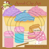 Clip Art per Scrapbooking e Decoupage - Dolcetti Sweet Cake - IMMAGINI