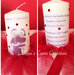 Candele decorate personalizzate- bomboniere 