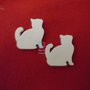 Coppia di gessetti profumati a forma di Gatto gattino segnaposto, chiudipacco, bomboniera, compleanno, gadget, idea regalo