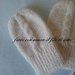Muffole /guanti in lana alpaca con trecce
