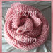 Stola baby alpaca - Rosa marmorizzato