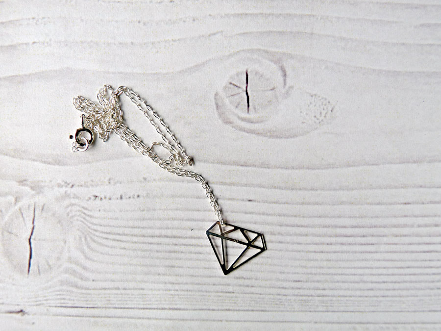 Collana Con Peridoto Certificato "Ice Cut" - Ciondolo A Forma Di V In Argento Sterling 925 - Foto 9