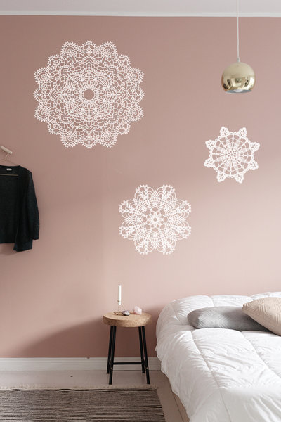 Wall sticker testata letto decoro adesivo introvabile