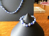 Bracciale perla blu