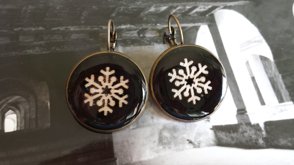 KKJOY Orecchini A Fiocco Di Neve In Acciaio Inox, Gioielli Moda Invernale Per Donna, Regalo Di Natale