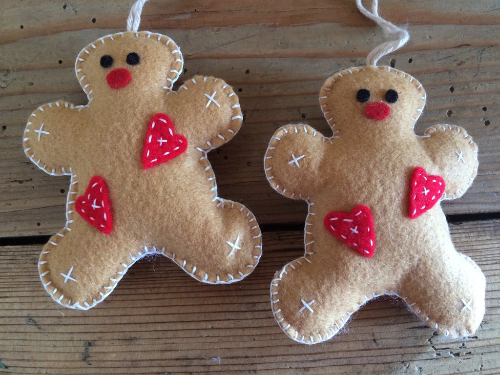 Peluche Omino Pan Di Zenzero Omino di pan di zenzero - Feste - Natale - di FarFilòCreando | su MissHobby