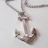 Collana e Ciondolo ANCORA in Argento 925 - Abbigliamento e Accessori In vendita a Napoli